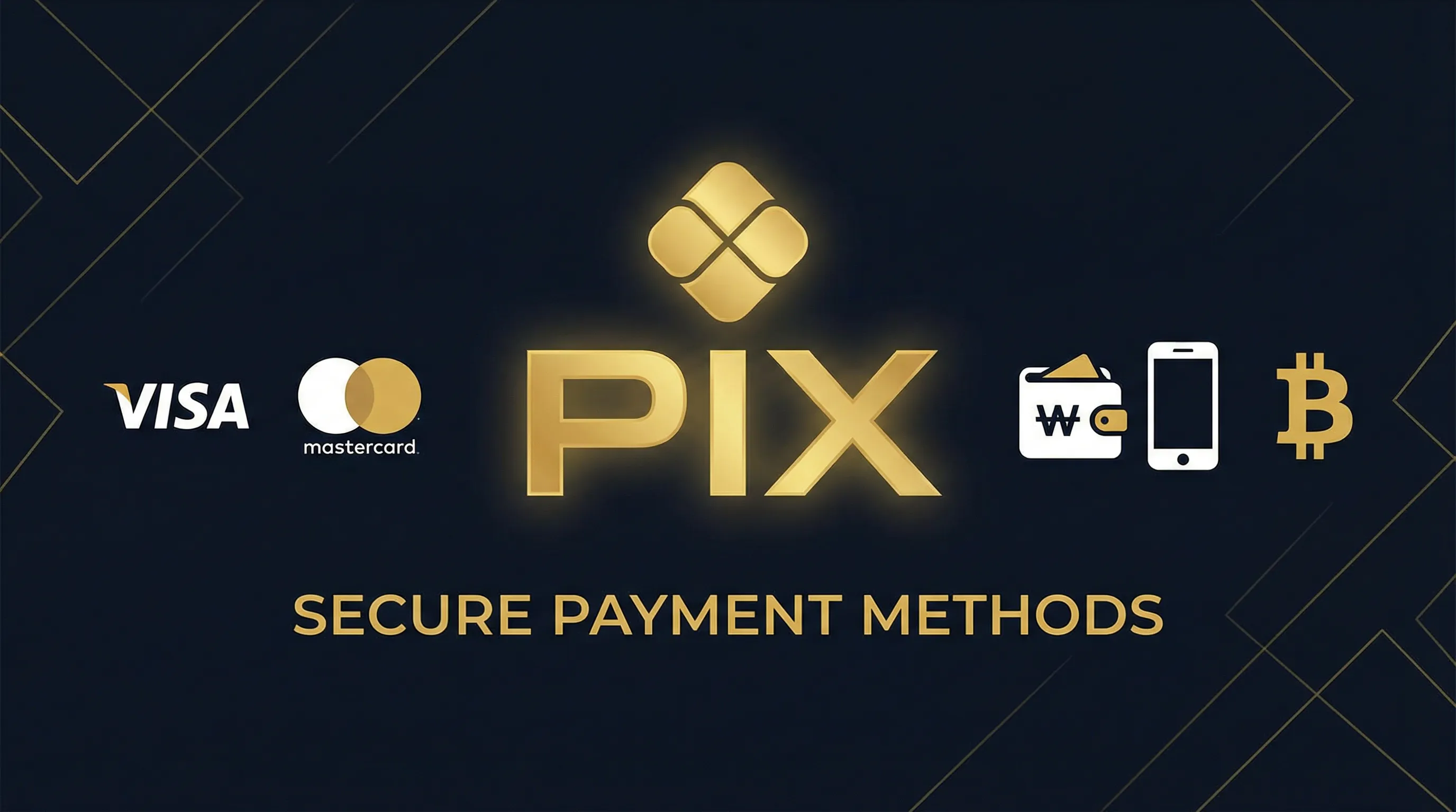 Métodos de Pagamento - PIX, Visa, Mastercard, Bitcoin no 15win